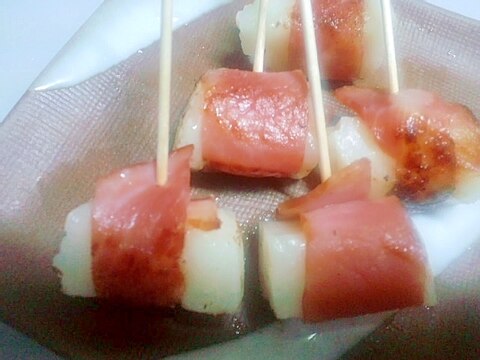 おつまみに最高!簡単もちベーコン